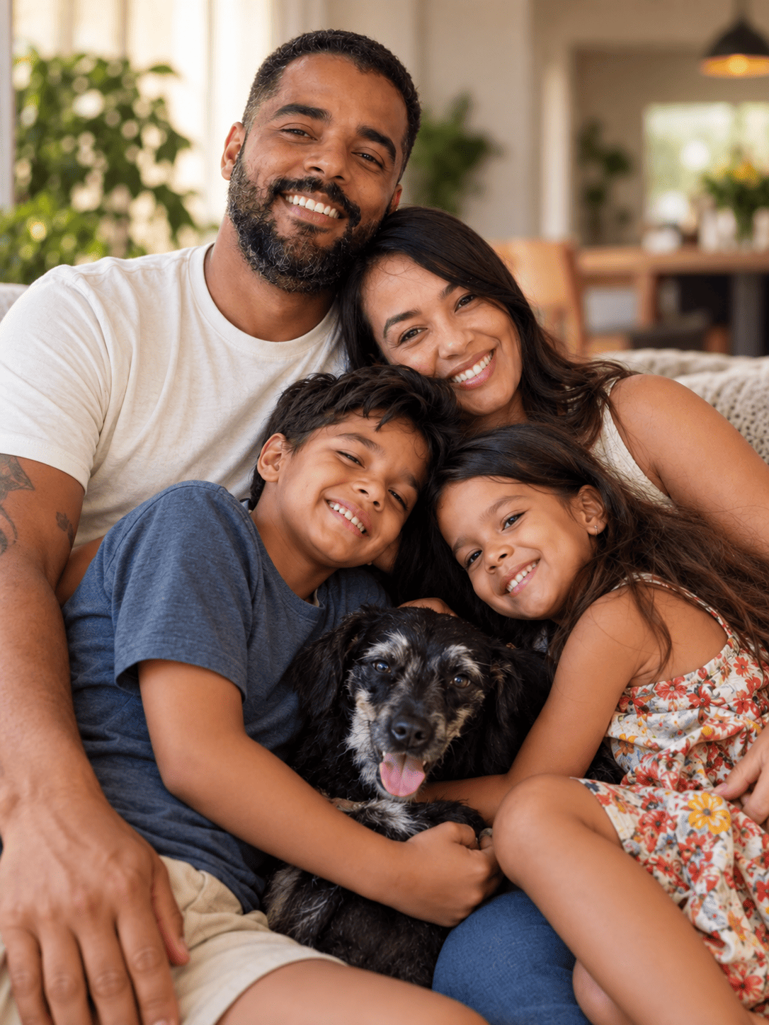 Família de servidor público atendida pela Rose Life